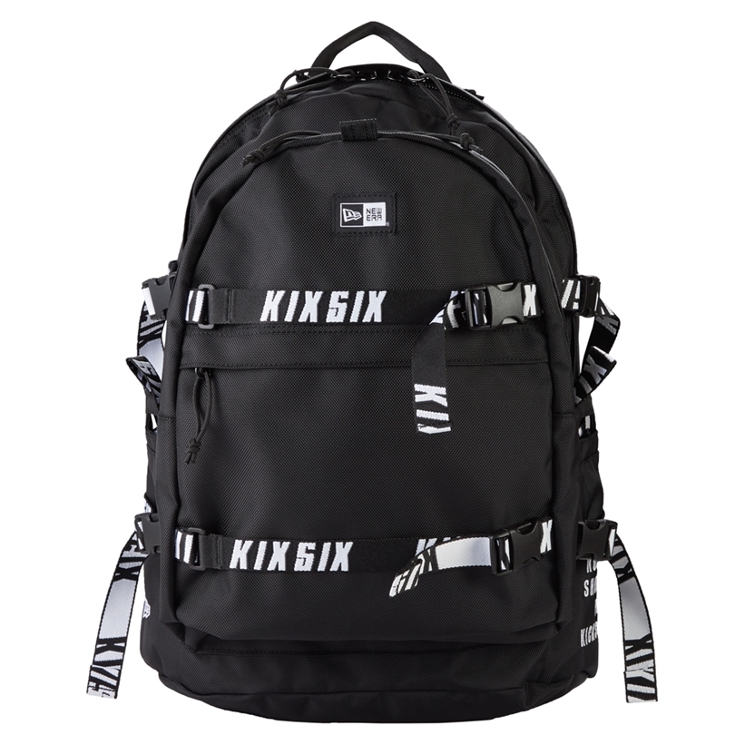 12/19 発売！KIXSIX × New Era “LOGO REPEAT CARRIER PACK 35L BLACK” (キックスシックス ニューエラ)
