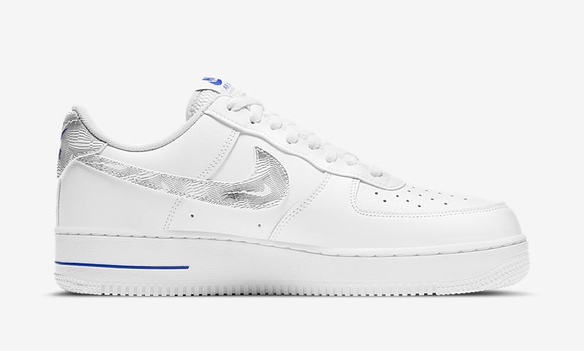 ナイキ エア フォース 1 ロー “ホワイト/ブラック/ブルー” (NIKE AIR FORCE 1 LOW “White/Black/Blue” Topography Pack) [DH3941-101]