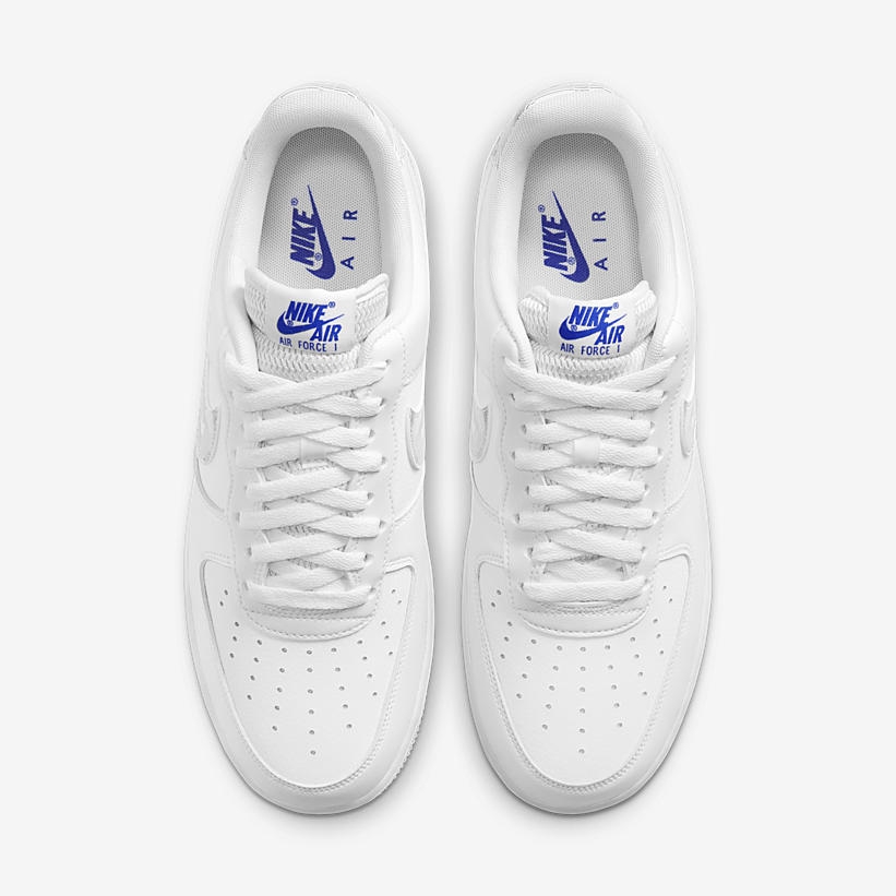 ナイキ エア フォース 1 ロー “ホワイト/ブラック/ブルー” (NIKE AIR FORCE 1 LOW “White/Black/Blue” Topography Pack) [DH3941-101]