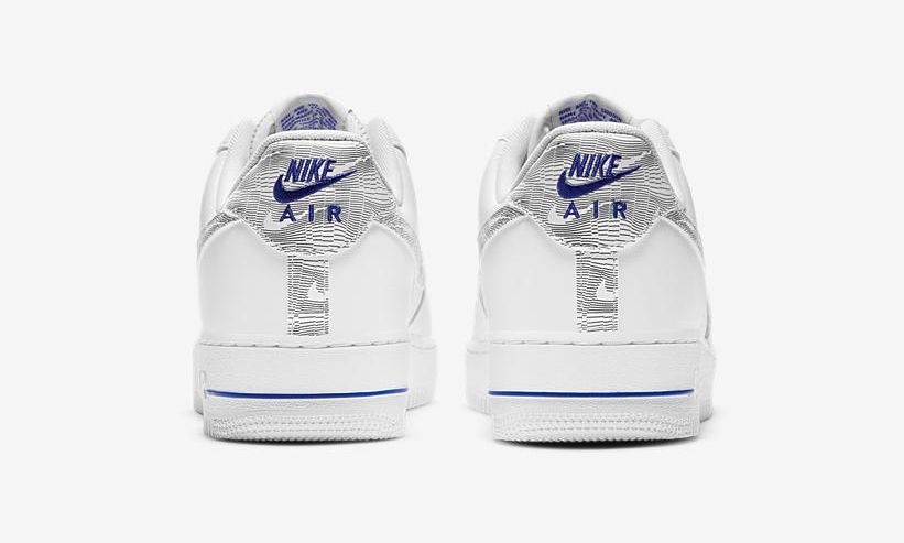 ナイキ エア フォース 1 ロー “ホワイト/ブラック/ブルー” (NIKE AIR FORCE 1 LOW “White/Black/Blue” Topography Pack) [DH3941-101]