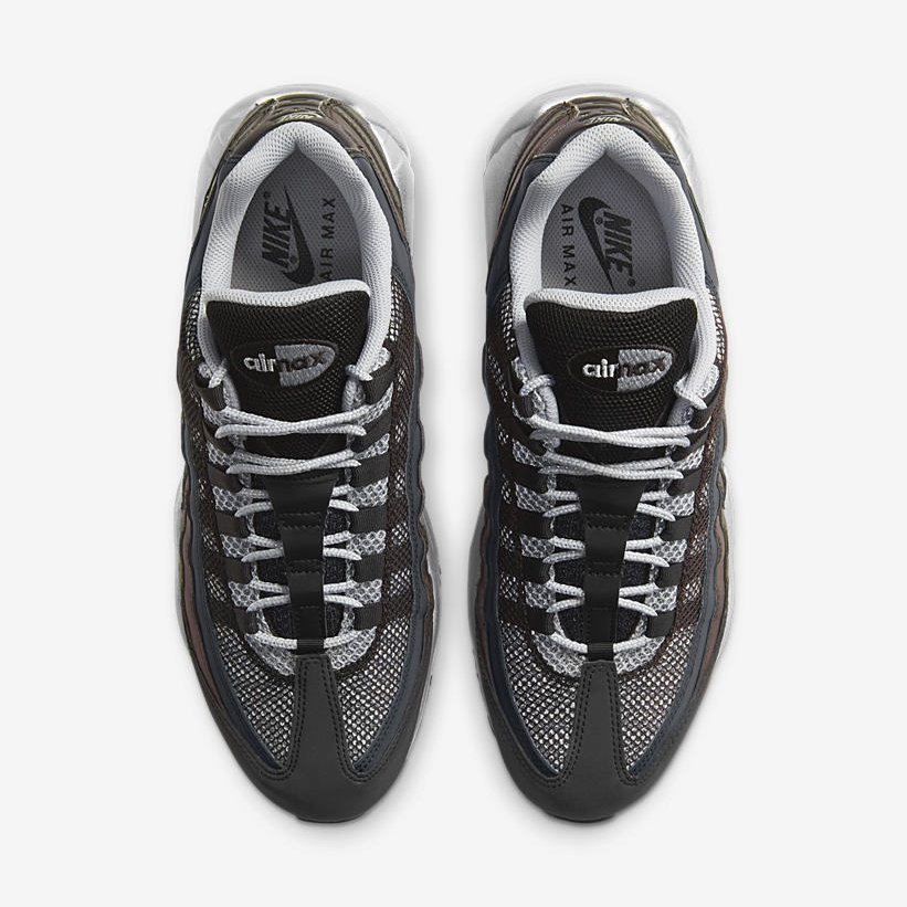 ナイキ エア マックス 95 プレミアム “ブラック/メタリックシルバー/ゲームロイヤル” (NIKE AIR MAX 95 PREMIUM “Black/Metallic Silver/Game Royal”) [DH8075-001]