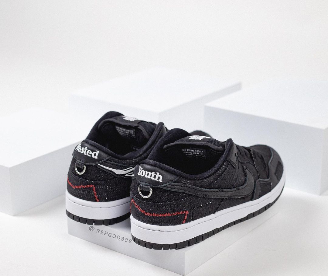 海外 4/1、4/3、4/6 発売予定！Wasted Youth × NIKE DUNK SB LOW PRO “Black” (ウエステッドユース ナイキ SB ダンク ロー プロ “ブラック”) [DD8386-001]