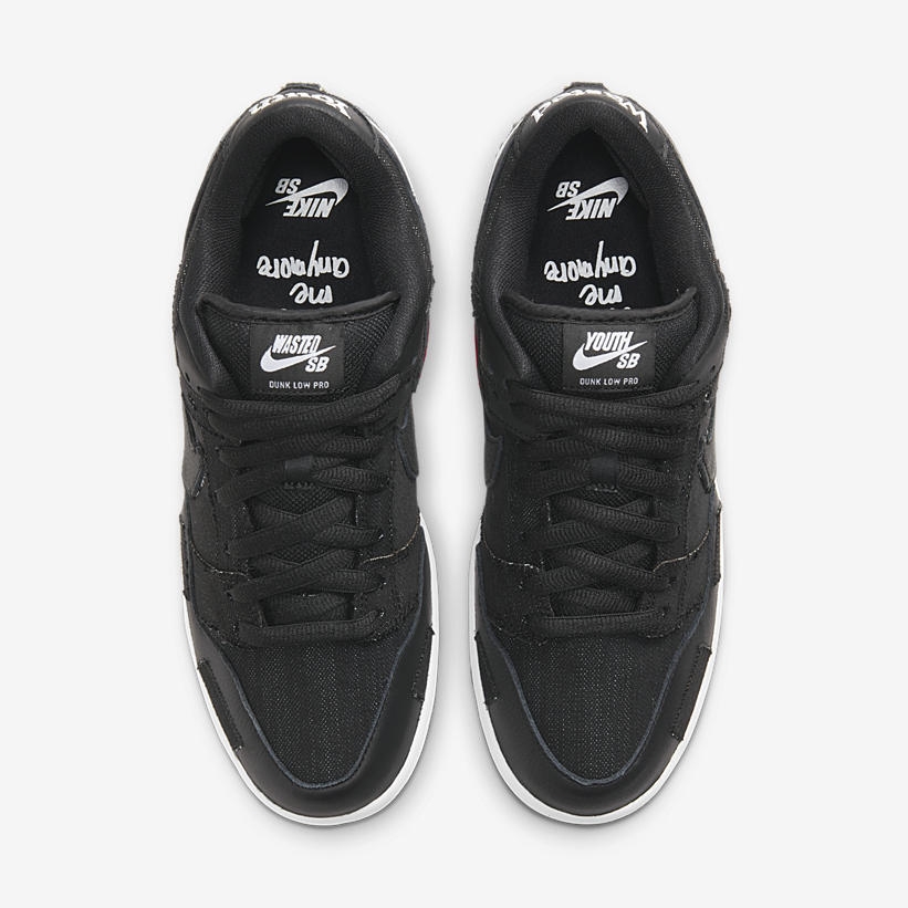 海外 4/1、4/3、4/6 発売予定！Wasted Youth × NIKE DUNK SB LOW PRO “Black” (ウエステッドユース ナイキ SB ダンク ロー プロ “ブラック”) [DD8386-001]