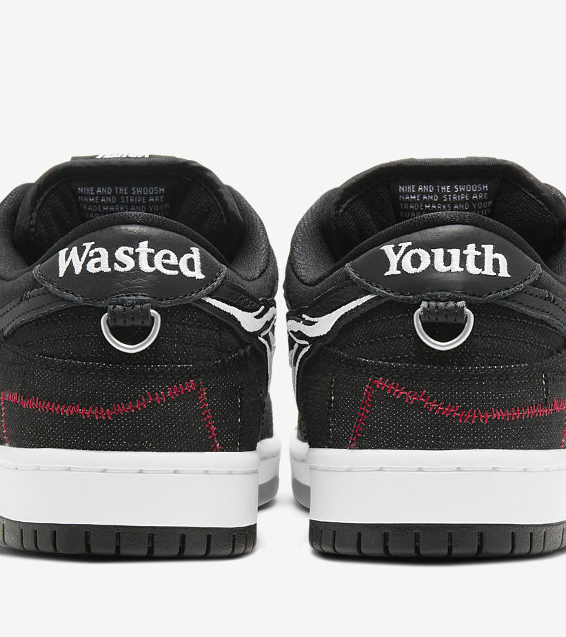 海外 4/1、4/3、4/6 発売予定！Wasted Youth × NIKE DUNK SB LOW PRO “Black” (ウエステッドユース ナイキ SB ダンク ロー プロ “ブラック”) [DD8386-001]