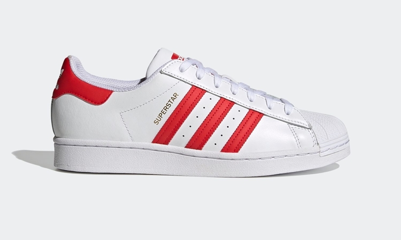 12/19 発売！過去のアーカイブから着想を得た adidas Originals SUPERSTAR “White/Vivid Red/True Blue” (アディダス オリジナルス スーパースター “ホワイト/ビビッドレッド/トゥルーブルー”) [H68094,H68095]