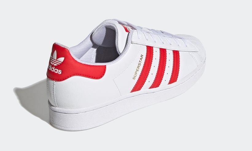 12/19 発売！過去のアーカイブから着想を得た adidas Originals SUPERSTAR “White/Vivid Red/True Blue” (アディダス オリジナルス スーパースター “ホワイト/ビビッドレッド/トゥルーブルー”) [H68094,H68095]