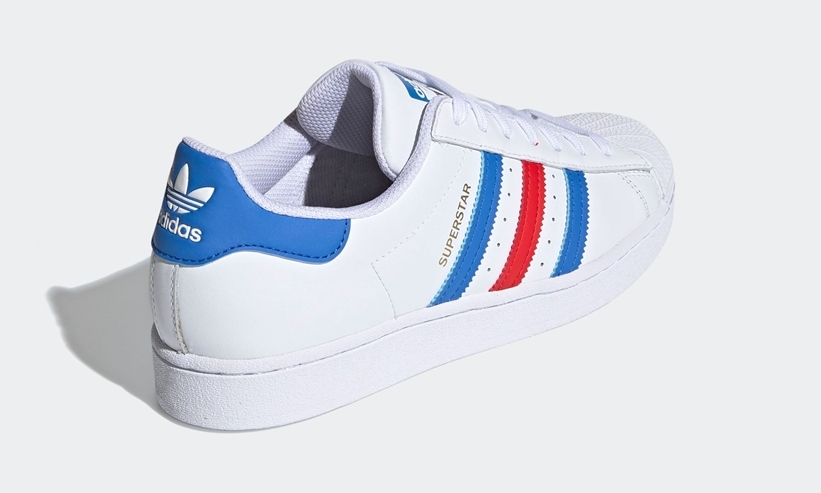 12/19 発売！過去のアーカイブから着想を得た adidas Originals SUPERSTAR “White/Vivid Red/True Blue” (アディダス オリジナルス スーパースター “ホワイト/ビビッドレッド/トゥルーブルー”) [H68094,H68095]