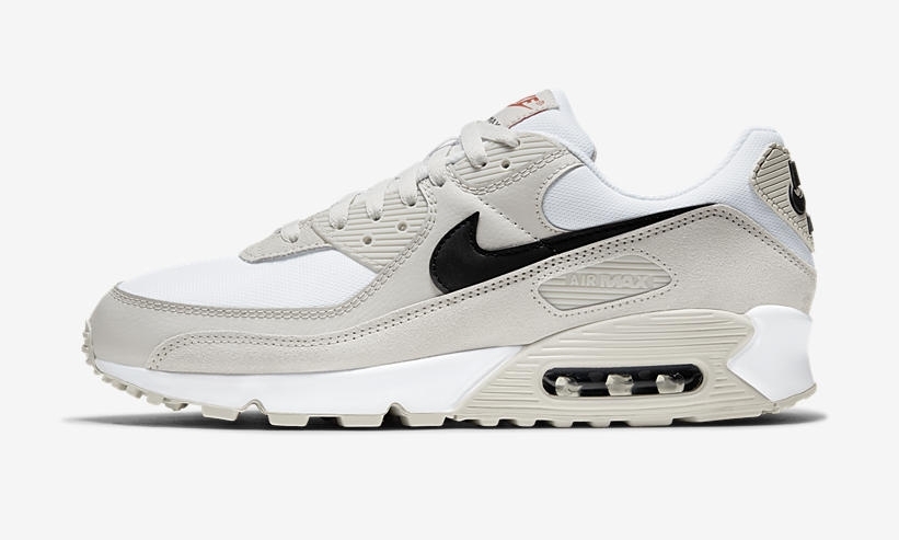 ナイキ エア マックス 90 “ライトボーン/チームオレンジ” (NIKE AIR MAX 90 “Light Bone/Team Orange”) [DH4103-100]