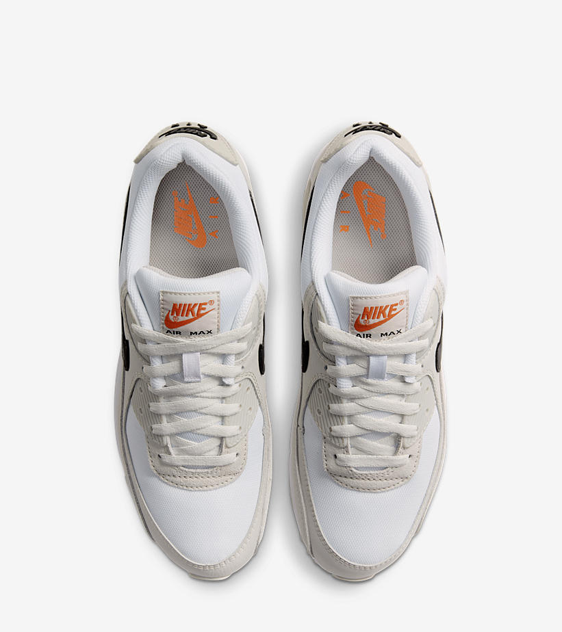 ナイキ エア マックス 90 “ライトボーン/チームオレンジ” (NIKE AIR MAX 90 “Light Bone/Team Orange”) [DH4103-100]