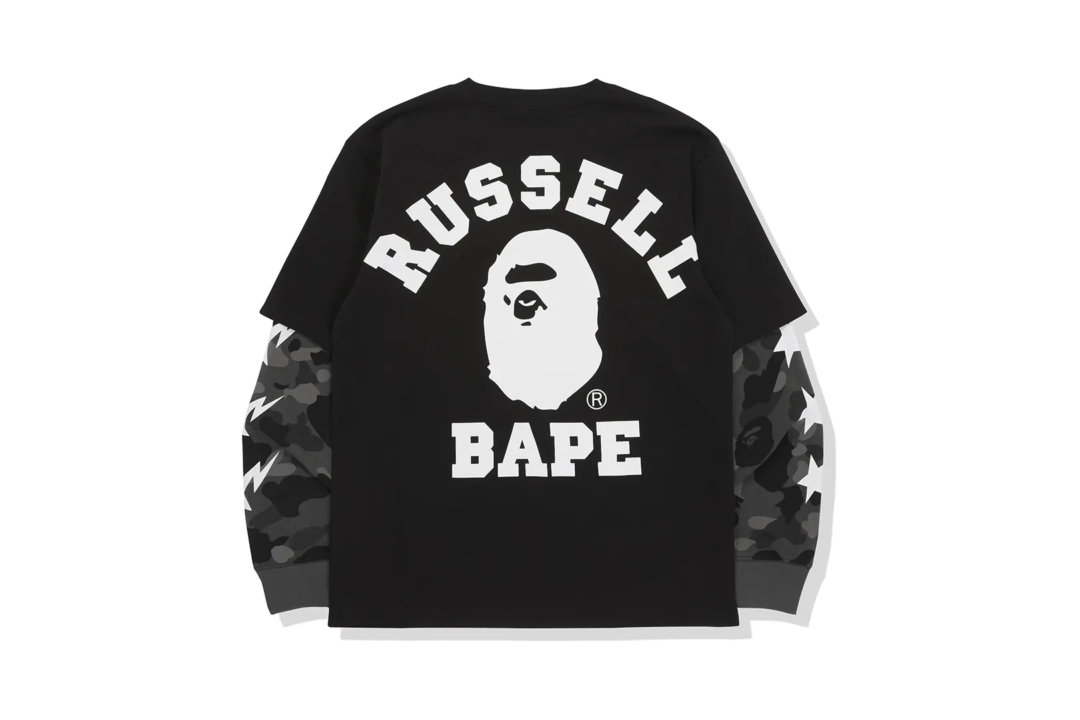 【12/26 発売】RUSSELL ATHLETIC × A BATHING APE (ラッセル・アスレチック ア ベイシング エイプ)