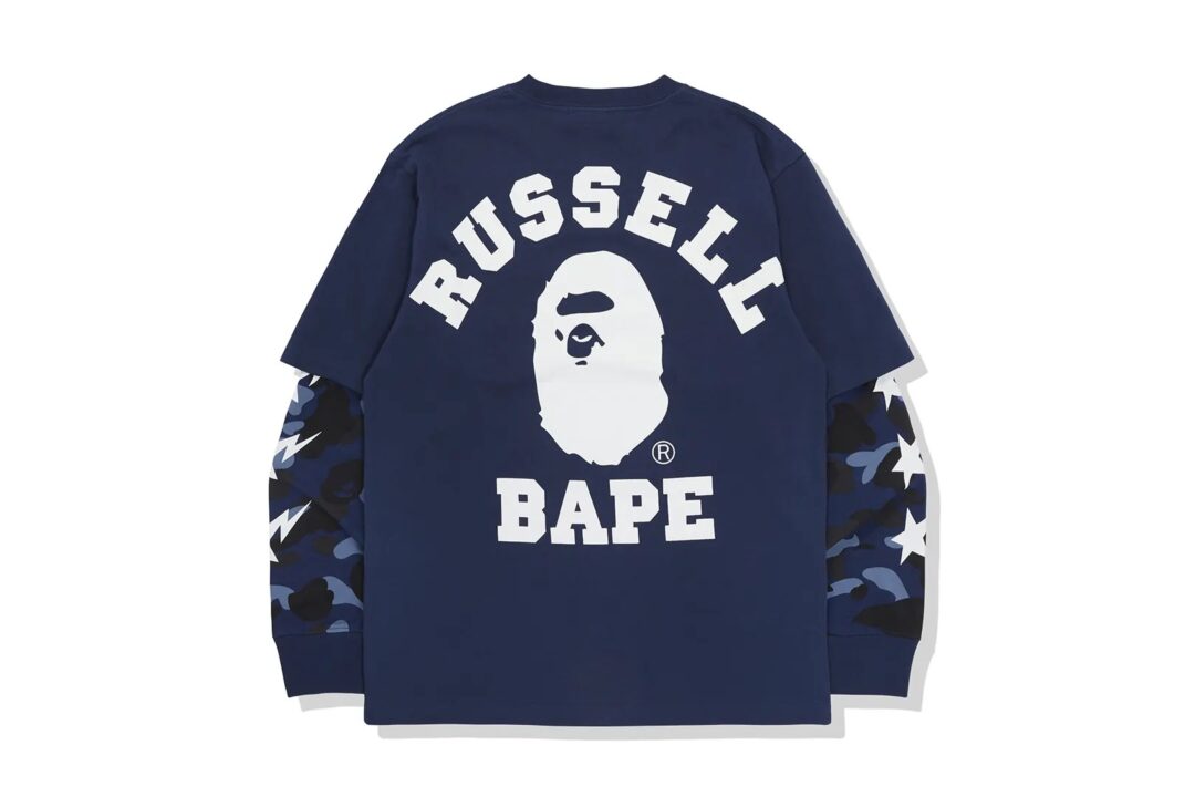 【12/26 発売】RUSSELL ATHLETIC × A BATHING APE (ラッセル・アスレチック ア ベイシング エイプ)