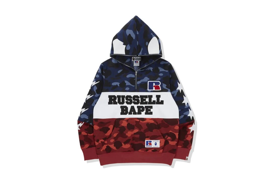 【12/26 発売】RUSSELL ATHLETIC × A BATHING APE (ラッセル・アスレチック ア ベイシング エイプ)