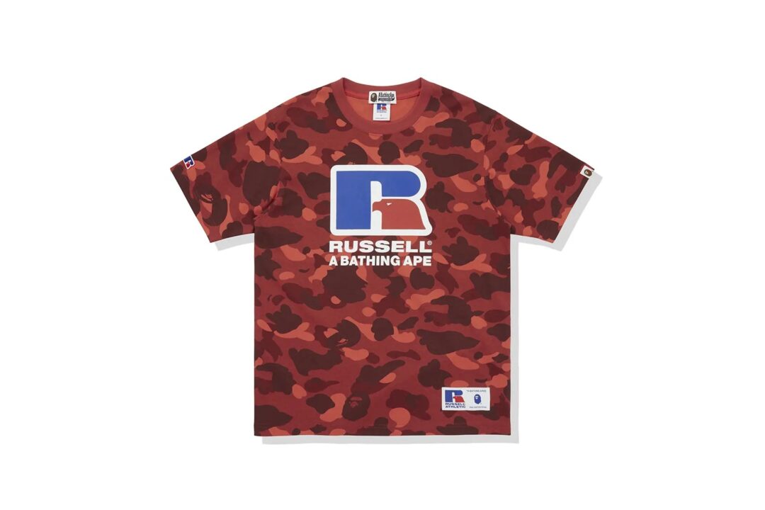 【12/26 発売】RUSSELL ATHLETIC × A BATHING APE (ラッセル・アスレチック ア ベイシング エイプ)