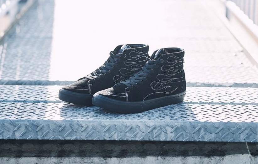 12/24 発売！VANS “FLAME PACK” Black/SK8-HI (バンズ “フレイム パック”)