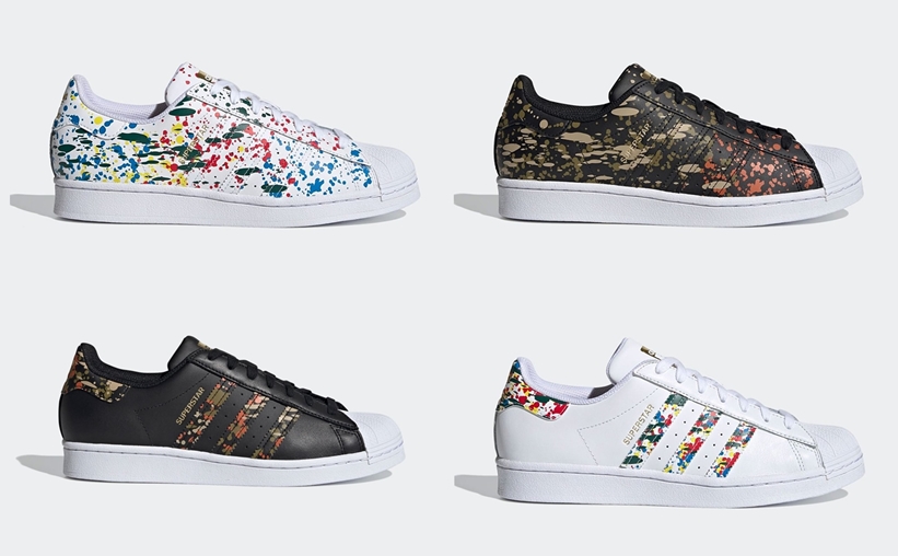 adidas Originals SUPERSTAR "Splatter Pack" (アディダス オリジナルス スーパースター "スプラッターパック") [FX5537,FX5538,FX5539,FX5540]