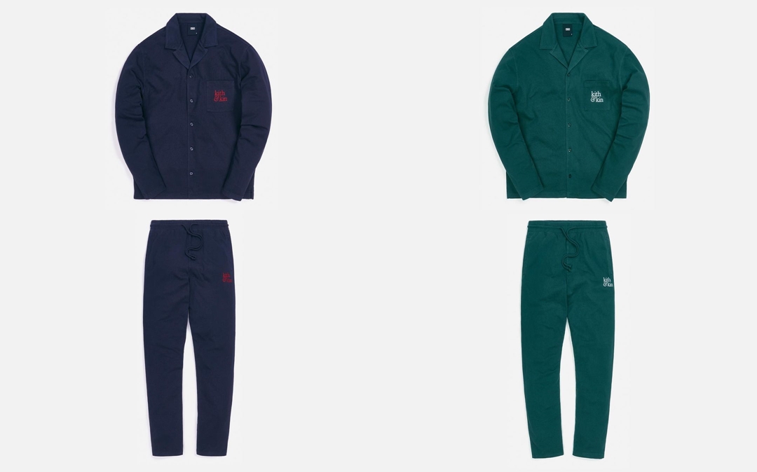 【Kith & Kin Pajama Shirt and Pant Set】 KITH MONDAY PROGRAM 2020年 第43弾が海外 12/21 発売 (キス)