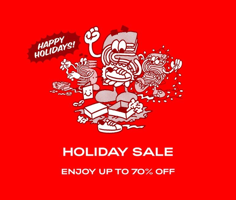 SNSにて、最大70%OFF 2020年 ホリデーセールが開催中 (sneakersnstuff HOLIDAY SALE)