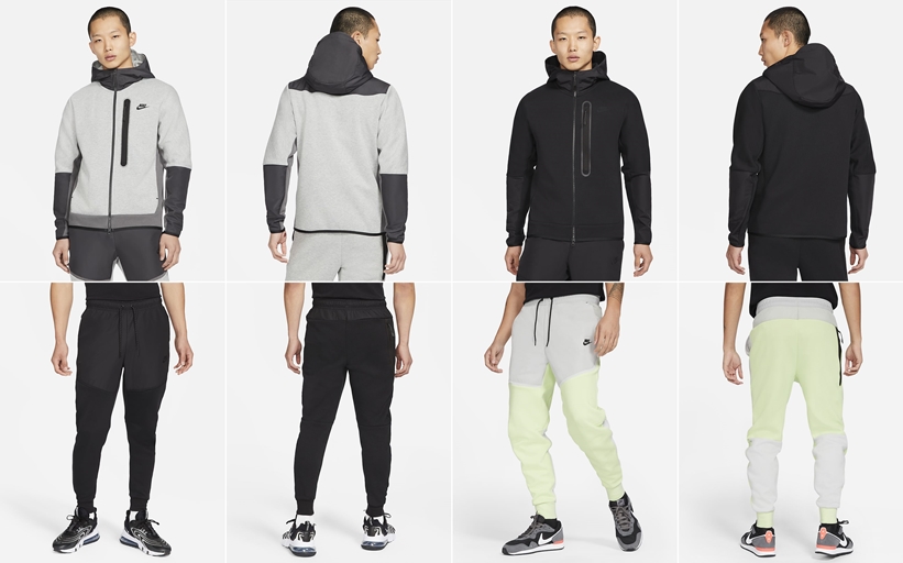 ナイキ スポーツウェア テック フリース フルジップ パーカー/テック フリース ジョガー (NIKE NSW TECH FLEECE Full Zip Hoodie/Tech Fleece Jogger) [CZ9905-010,063/CZ9902-010,063,383]