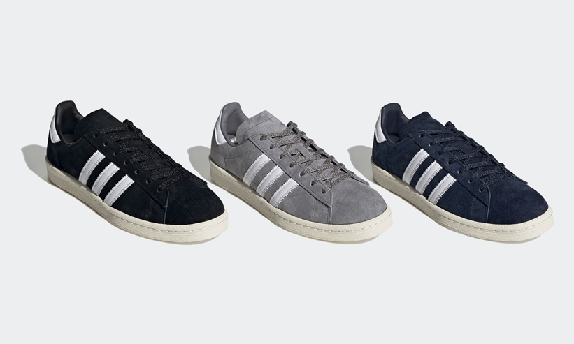 12/24 発売！adidas Originals CAMPUS 80s 3カラー (アディダス オリジナルス キャンパス 80s “ブラック/グレー/カレッジネイビー”) [FX5438,FX5439,FX5440]