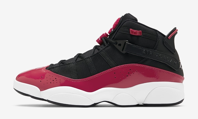 ナイキ エア ジョーダン シックス リングス “ブラック/フィットネスレッド/ホワイト” (NIKE AIR JORDAN SIX RINGS {6 RINGS} “Black/Fitness Red/White”) [322992-060]