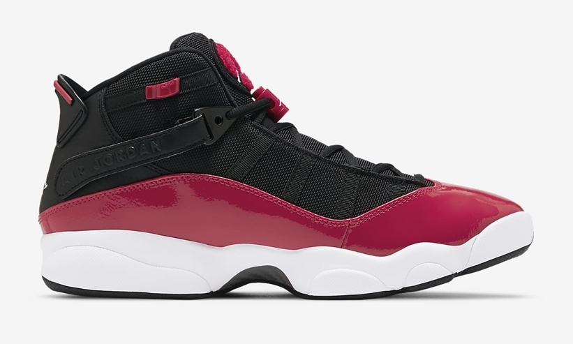 ナイキ エア ジョーダン シックス リングス “ブラック/フィットネスレッド/ホワイト” (NIKE AIR JORDAN SIX RINGS {6 RINGS} “Black/Fitness Red/White”) [322992-060]