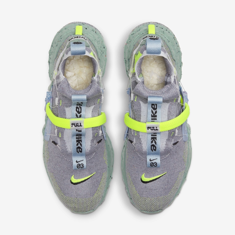 国内 1/15 発売！NIKE “SPACE HIPPIE” 03 Healing Jade (ナイキ “スペース ヒッピー”) [CQ3989-004]