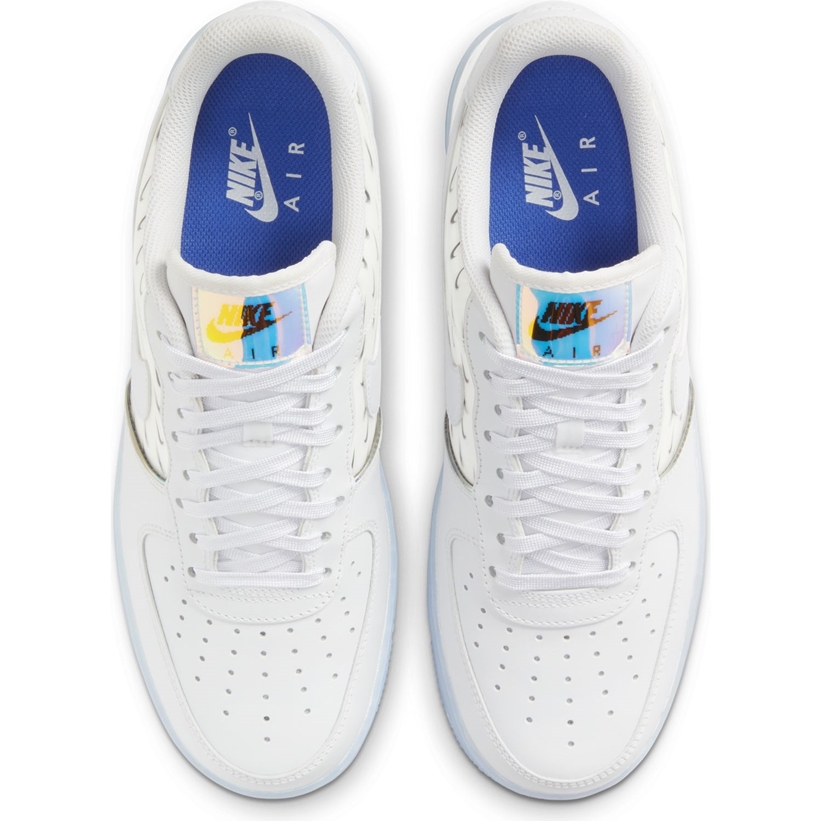 12/29、2/9 発売！ABC-MART GS 限定！ナイキ エア フォース 1 07 ロー プレミアム “ホログラフ/ホワイト” (NIKE AIR FORCE 1 07 LOW PREMIUM “Hologram/White”) [CK7804-100]