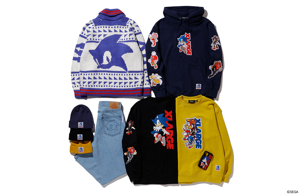 【2021年 1/1 発売】XLARGE × Sonic the Hedgehog (エクストララージ ソニック・ザ・ヘッジホッグ)