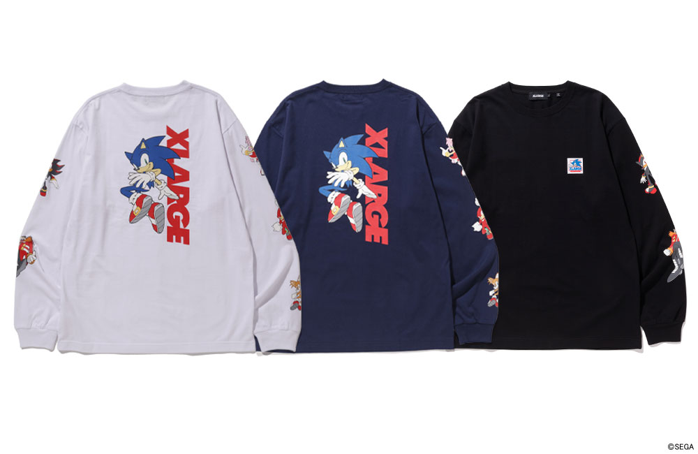 【2021年 1/1 発売】XLARGE × Sonic the Hedgehog (エクストララージ ソニック・ザ・ヘッジホッグ)