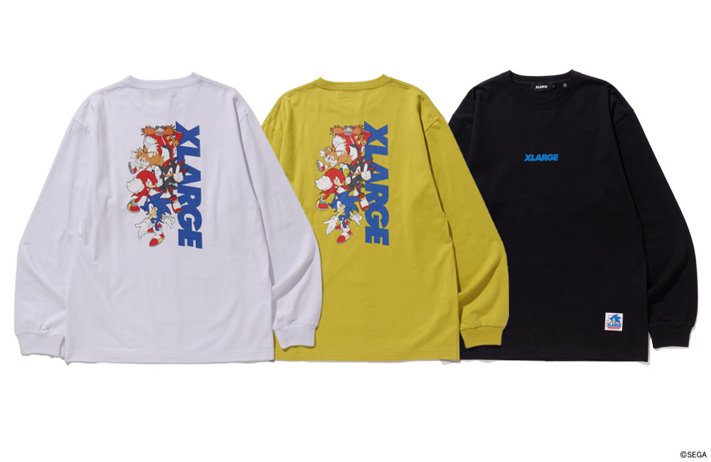 【2021年 1/1 発売】XLARGE × Sonic the Hedgehog (エクストララージ ソニック・ザ・ヘッジホッグ)