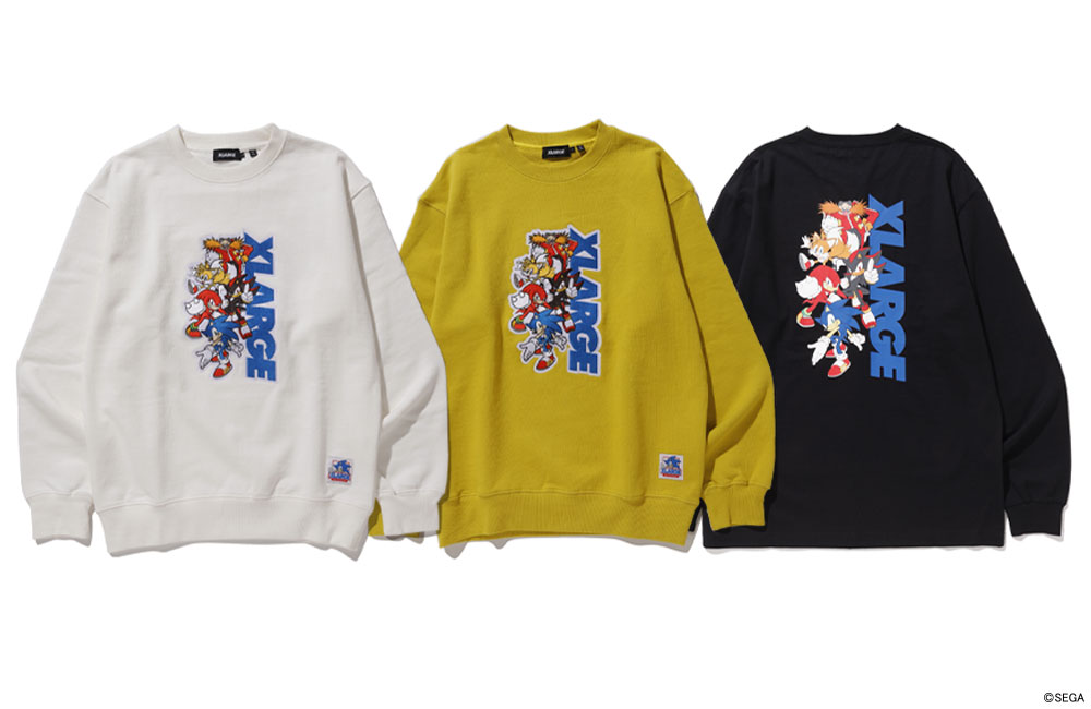 【2021年 1/1 発売】XLARGE × Sonic the Hedgehog (エクストララージ ソニック・ザ・ヘッジホッグ)