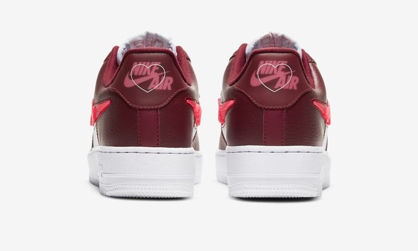 ナイキ エア フォース 1 07 ロー SE “ラブ・フォー・オール” バーガンディ/ホワイト (NIKE AIR FORCE 1 07 LOW SE “Love For All” Burgundy/White) [CV8482-600]