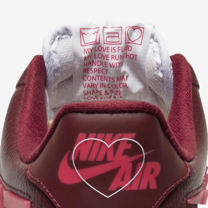 ナイキ エア フォース 1 07 ロー SE “ラブ・フォー・オール” バーガンディ/ホワイト (NIKE AIR FORCE 1 07 LOW SE “Love For All” Burgundy/White) [CV8482-600]