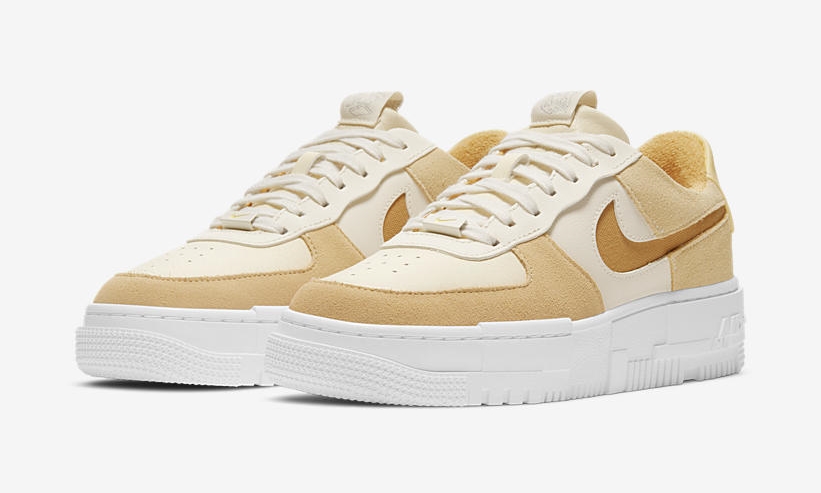 ナイキ ウィメンズ エア フォース 1 ロー ピクセル “ココナッツミルク” (NIKE WMNS AIR FORCE 1 LOW PIXEL “Coconut Milk) [DH3856-100]