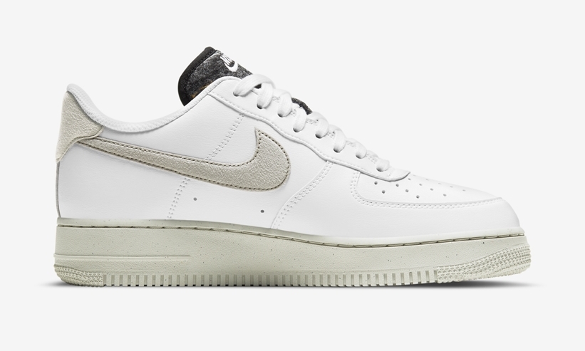 ナイキ エア フォース 1 07 ロー SE “ホワイト/ライトボーン/ブラック” (NIKE AIR FORCE 1 07 LOW SE “White/Light Bone/Black”) [DA6682-100]