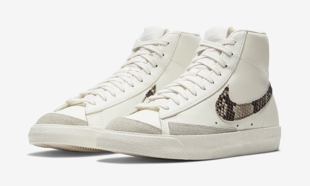 国内 1/22 発売！ナイキ ブレーザー ミッド 77 ビンテージ “ホワイト/スネーク” (NIKE BLAZER MID 77 VINTAGE “White/Snake”) [DA8736-100]