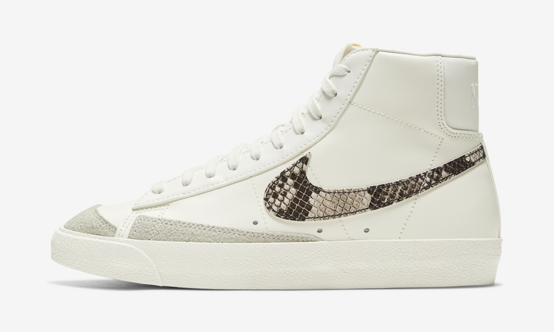 国内 1/22 発売！ナイキ ブレーザー ミッド 77 ビンテージ “ホワイト/スネーク” (NIKE BLAZER MID 77 VINTAGE “White/Snake”) [DA8736-100]