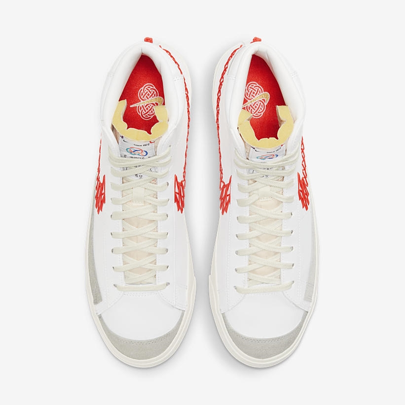 2/10 発売予定！ナイキ ブレーザー ミッド 77 ビンテージ “ホワイト/レッドステッチ” (NIKE BLAZER MID 77 VINTAGE “White/Red Stitch”) [DD8489-161]