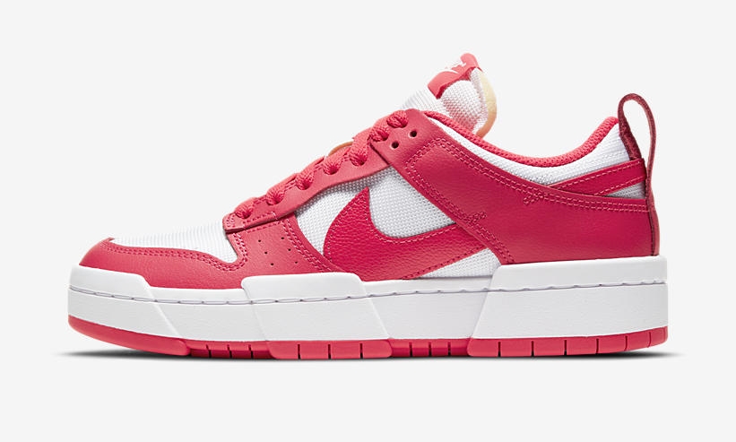 1/7 発売！ナイキ ダンク ロー ディスラプト “サイレンレッド/ホワイト” (NIKE WMNS “DUNK” LOW DISRUPT “Siren Red/White”) [CK6654-601]