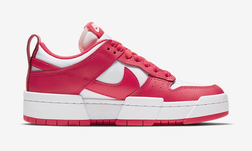 1/7 発売！ナイキ ダンク ロー ディスラプト “サイレンレッド/ホワイト” (NIKE WMNS “DUNK” LOW DISRUPT “Siren Red/White”) [CK6654-601]