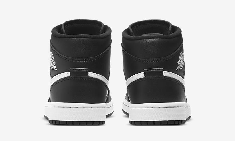 国内 1/5 発売！ナイキ ウィメンズ エア ジョーダン 1 ミッド “ブラック/ホワイト” (NIKE WMNS AIR JORDAN 1 MID “Black/White”) [BQ6472-011]