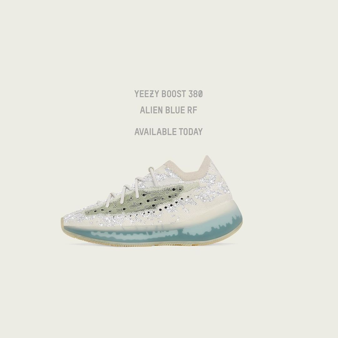 【国内 5/31 発売】アディダス オリジナルス イージー 380 “エイリアンブルー” (adidas Originals YEEZY 380 “Alien Blue”) [GW0304]