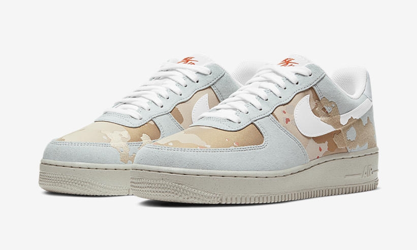 ナイキ エア フォース 1 07 ロー LX “フォトンダスト/チームオレンジ” (NIKE AIR FORCE 1 07 LOW LX “Photon Dust/Team Orange”) [DD1175-001]