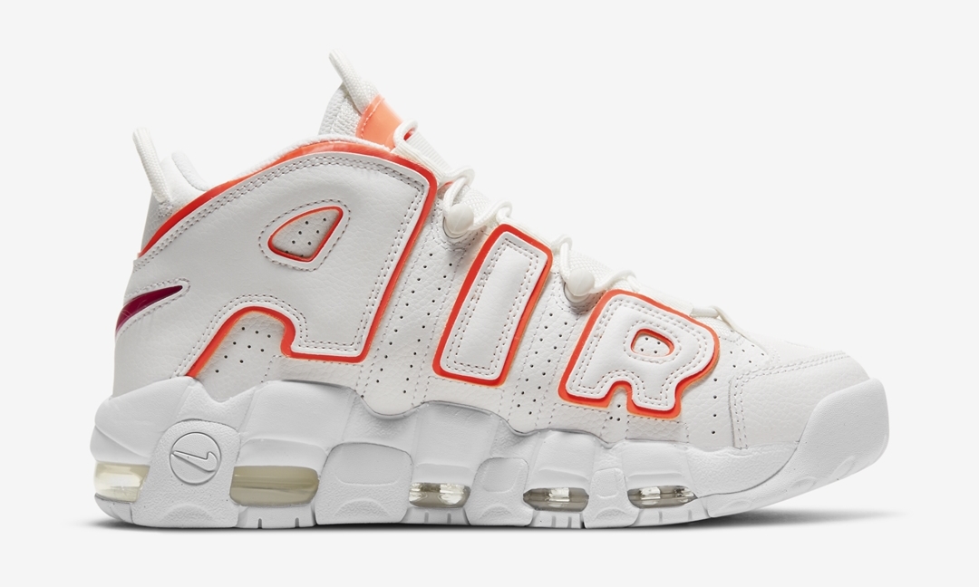 ナイキ エア モア アップテンポ “ホワイト/オレンジ/パープル” (NIKE AIR MORE UPTEMPO “White/Orange/Purple”) [DH4968-100]