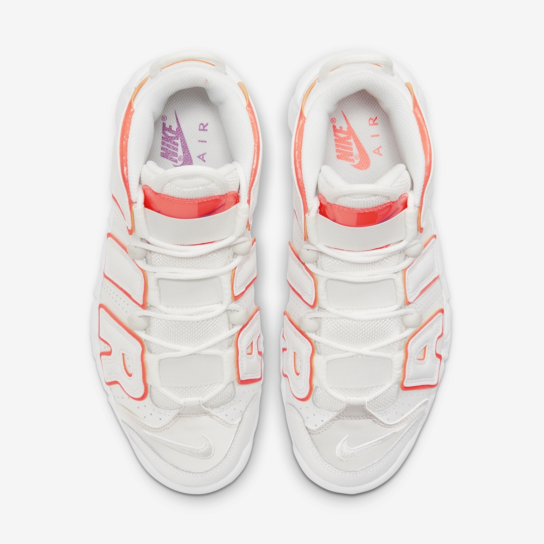 ナイキ エア モア アップテンポ “ホワイト/オレンジ/パープル” (NIKE AIR MORE UPTEMPO “White/Orange/Purple”) [DH4968-100]