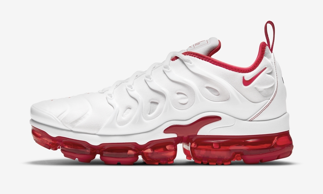 ナイキ エア ヴェイパーマックス プラス “ホワイト/ユニバーシティレッド” (NIKE AIR VAPORMAX PLUS “White/University Red”) [DH0279-100]