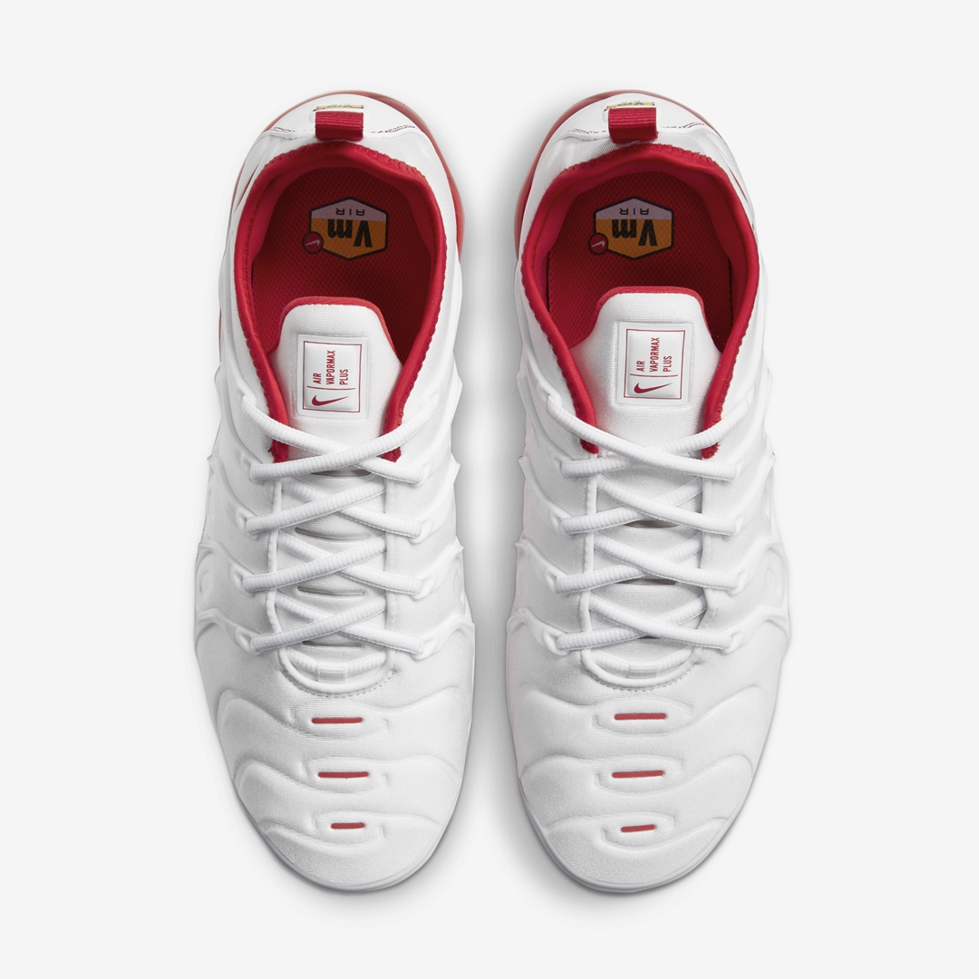 ナイキ エア ヴェイパーマックス プラス “ホワイト/ユニバーシティレッド” (NIKE AIR VAPORMAX PLUS “White/University Red”) [DH0279-100]