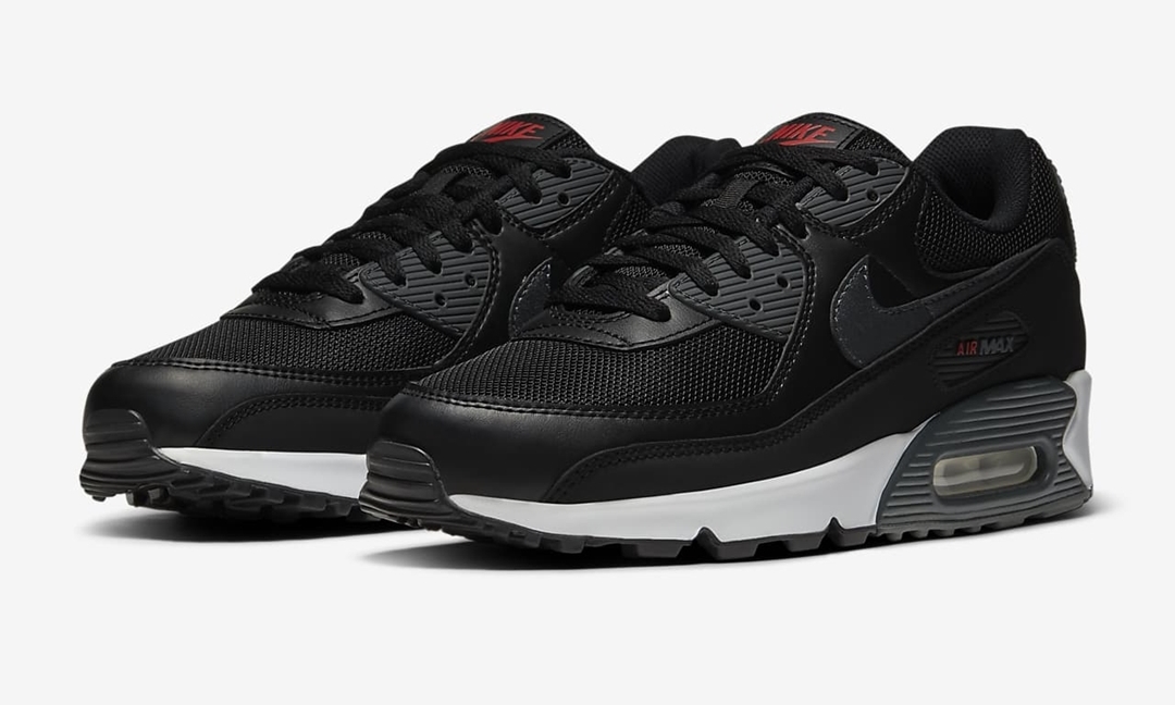 ナイキ エア マックス 90 “ブラック/ユニバーシティレッド” (NIKE AIR MAX 90 “Black/University Red”) [DH4095-001]