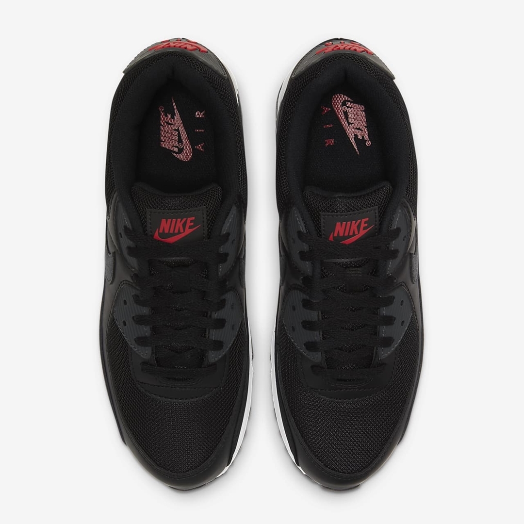 ナイキ エア マックス 90 “ブラック/ユニバーシティレッド” (NIKE AIR MAX 90 “Black/University Red”) [DH4095-001]