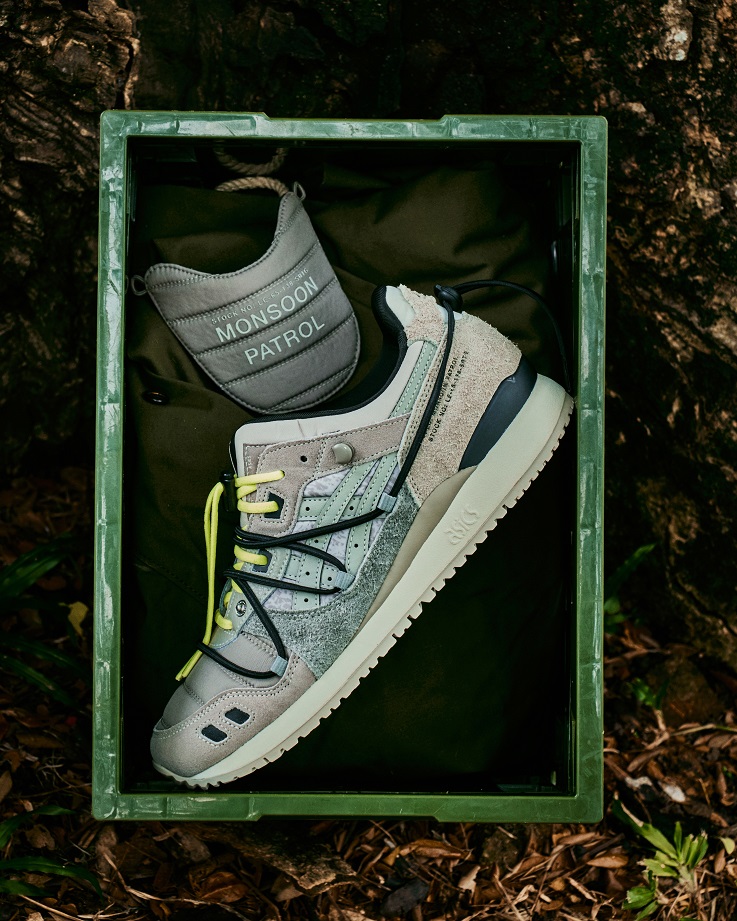 1/7、1/19発売！ASICS x SBTG x LIMITED EDT GEL-LYTE III “MONSOON PATROL” Grey (アシックス サボタージュ リミテッドエディション ゲルライト 3 “モンスーン パトロール” グレー)